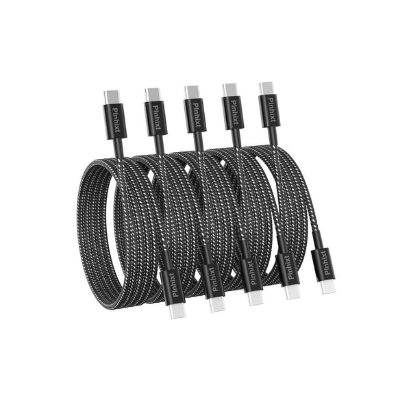 5-Pack 6FT USB C to USB C Cable