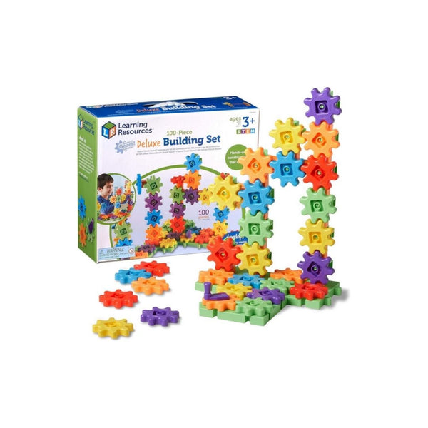 Learning Resources Gears! Gears! Gears! 100-Piece Deluxe Building Set