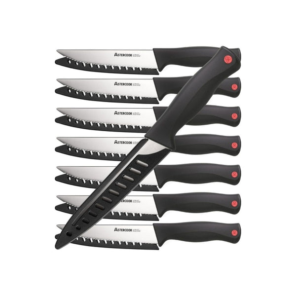Set of 8 Steak Knives with Sheath
