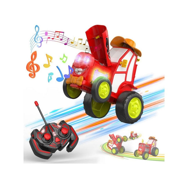 Crazy Jumping RC Toy Car With Led Light Music