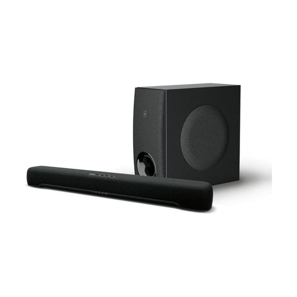 Yamaha Audio Compact Sound Bar with Wireless Subwoofer and Bluetooth