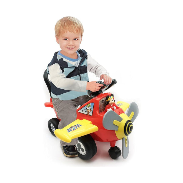 Kiddieland Disney Mickey Mouse Plane Light & Sound Activity Ride-On