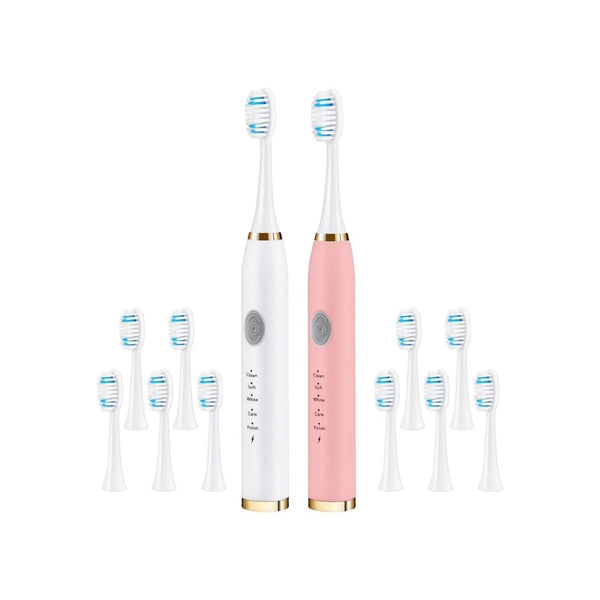 2-Pack Electric Toothbrush for Adults