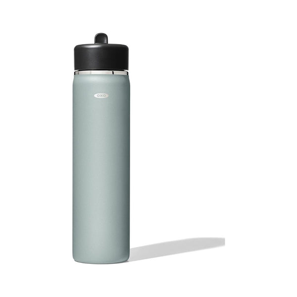 OXO Strive 16oz Wide Mouth Water Bottle with Straw Lid