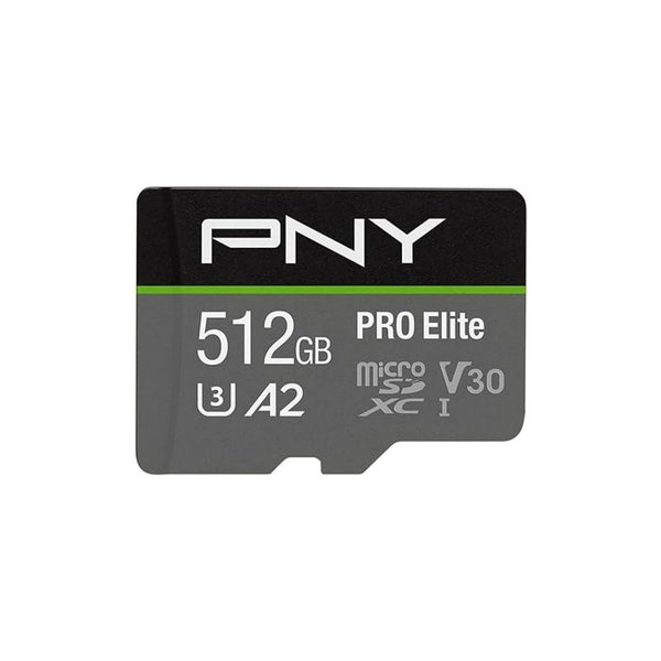 PNY 512GB PRO Elite Class microSDXC Flash Memory Card