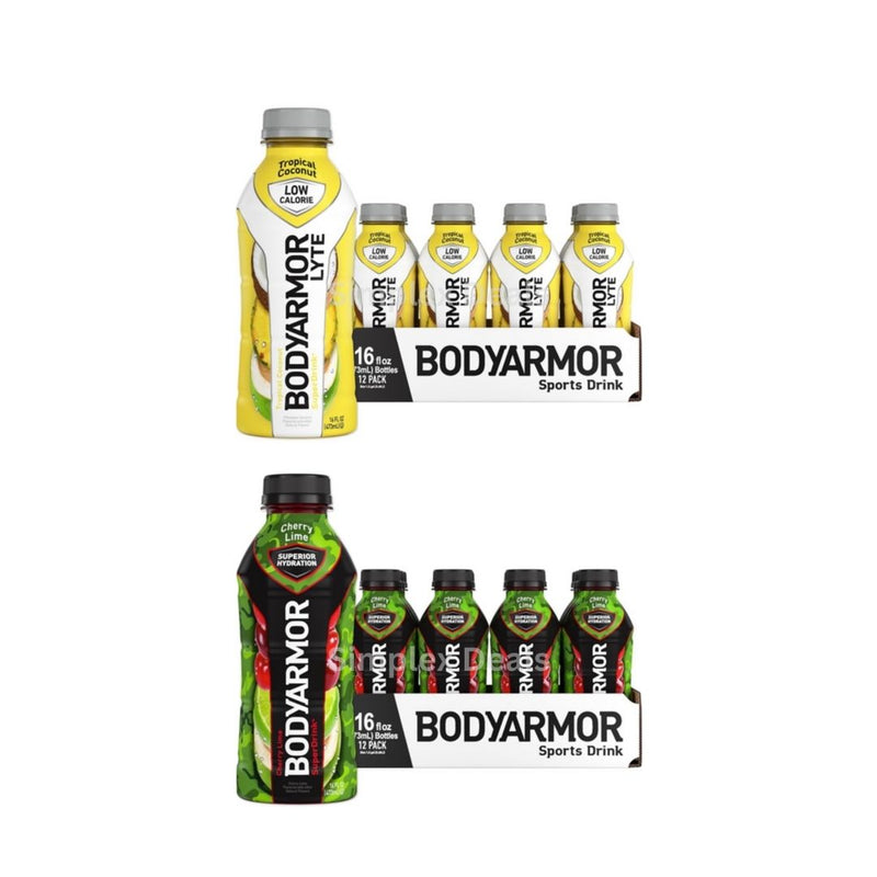 12 Bottles Of BODYARMOR Sports Drink (3 Flavors)