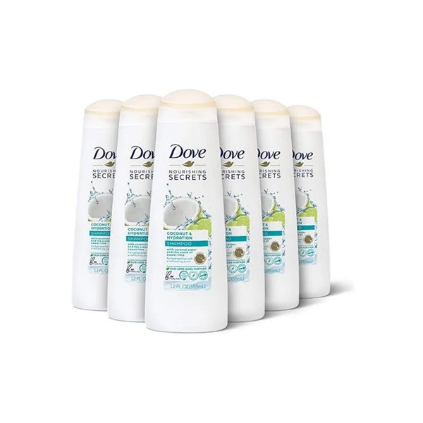6 Count Dove Nourishing Secrets Shampoo, 12 oz Bottles