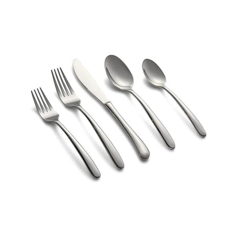 Cambridge Silversmiths Jude Mirror 45 Piece Flatware Set