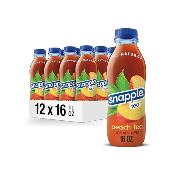 12 Bottles of Snapple Peach Tea