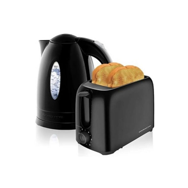 OVENTE Electric Kettle + 2-Slice Toaster Combo