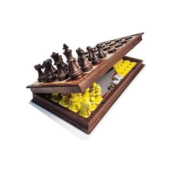 3-in-1 Magnetic Travel Chess Set