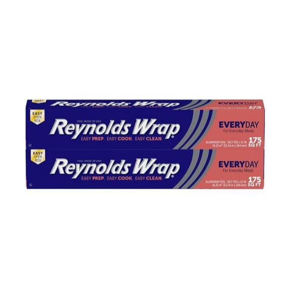 2 Rolls of 175 Sq. Ft. Reynolds Wrap Aluminum Foil