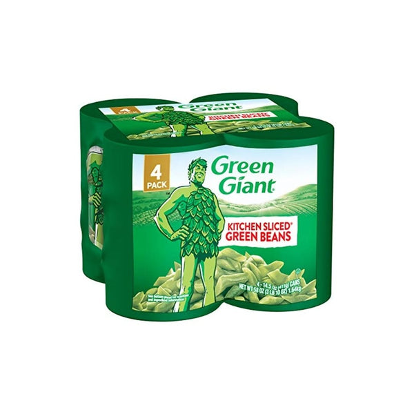 4 Cans Of 14.5oz Green Giant Kitchen Sliced Green Beans