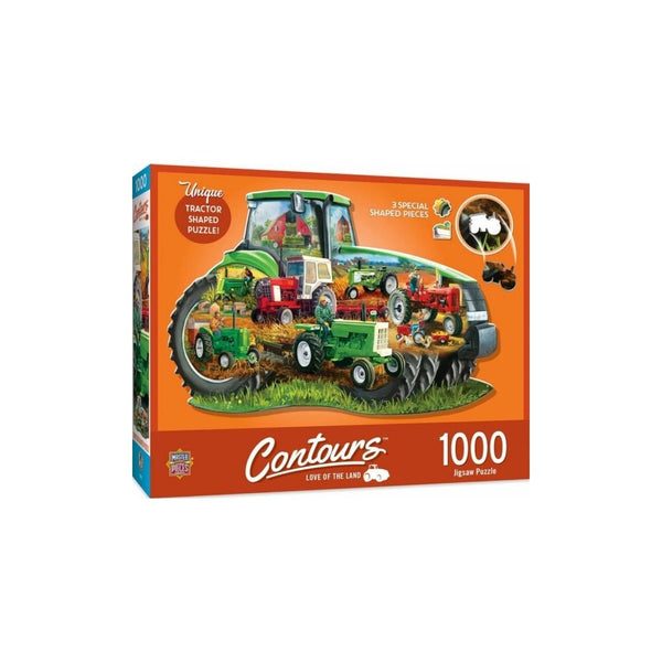 Masterpieces 1,000 Piece Jigsaw Puzzle – Tractor Shape