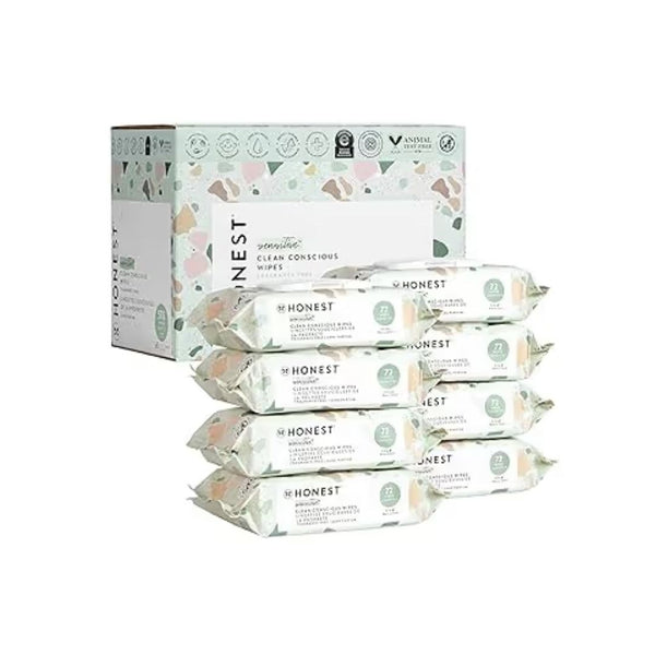 576 Ct The Honest Company Clean Conscious Unscented Wipes