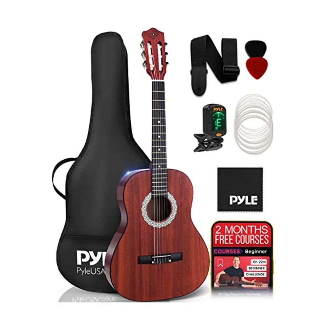 Pyle Acoustic Beginners Guitar Kit simplexdeals