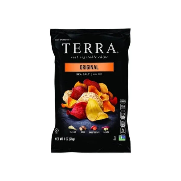 Pack of 24 Terra Vegetable Chips with Sea Salt, Original, 1 oz