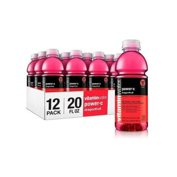 12 Pack Of vitaminwater Dragonfruit, 20 oz Bottles
