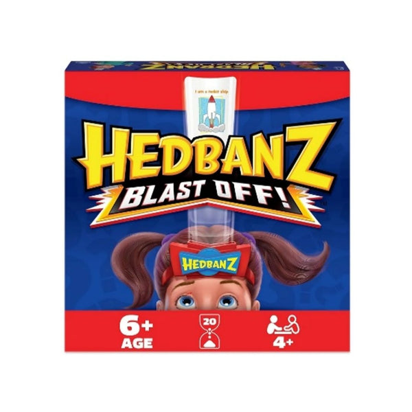 Hedbanz Blast Off! Guessing Game with 25 Bonus Cards