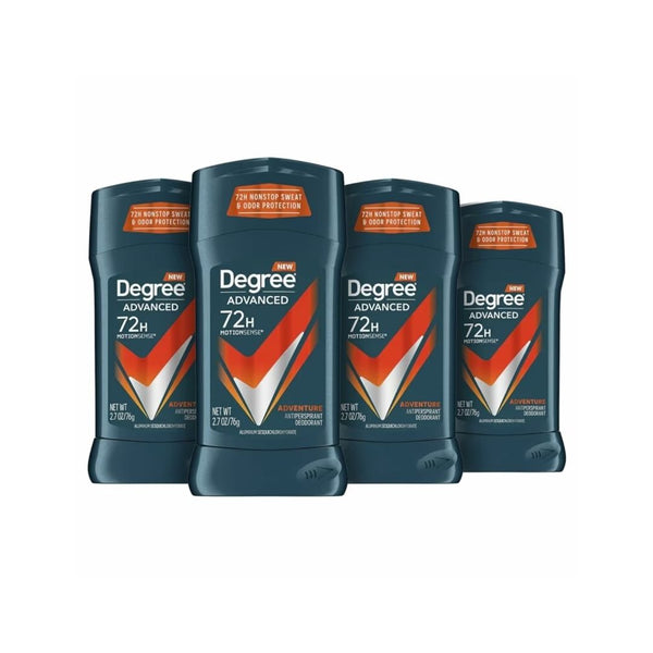 4 Count Degree Men Antiperspirant Deodorant Adventure