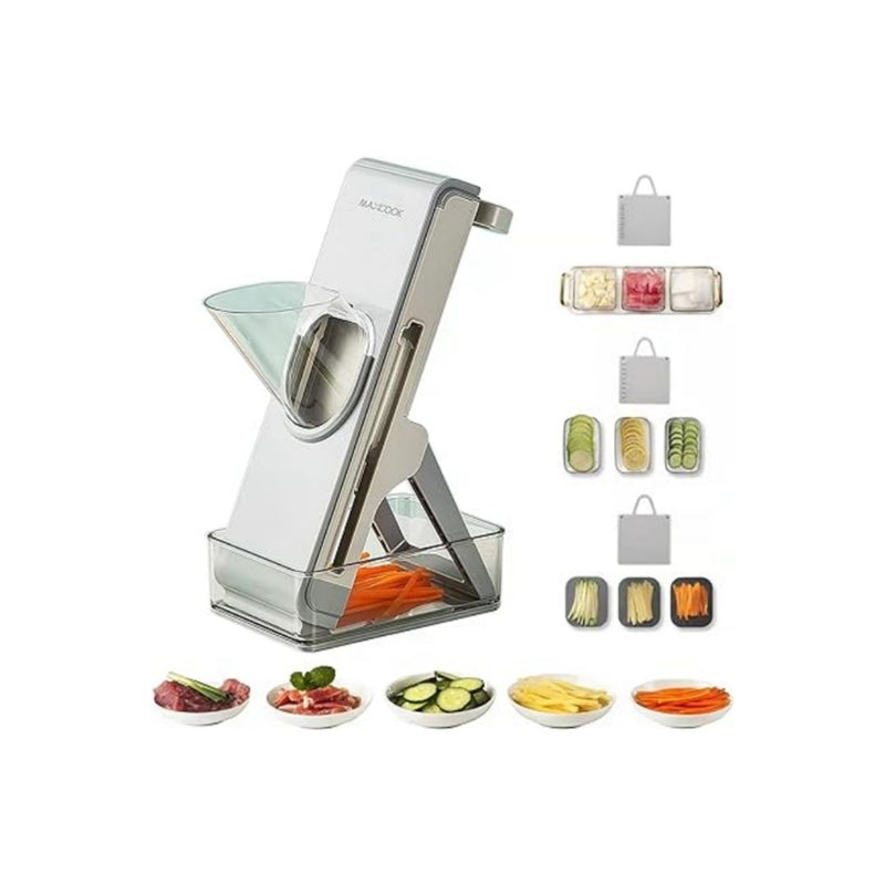 4 in 1 Vegetable Cutter with Container and Multifunctional 3 Blades