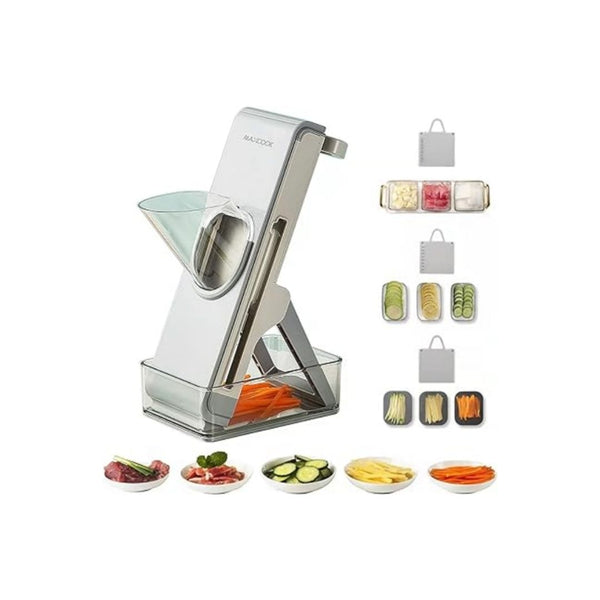 4 in 1 Vegetable Cutter with Container and Multifunctional 3 Blades