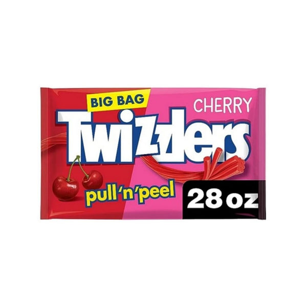 TWIZZLERS PULL ‘N’ PEEL Cherry Flavored Licorice Big Bag