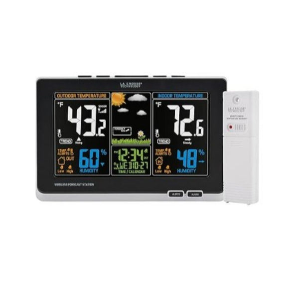 La Crosse Technology Advanced Weather Station with Full-Color LCD & Atomic Time