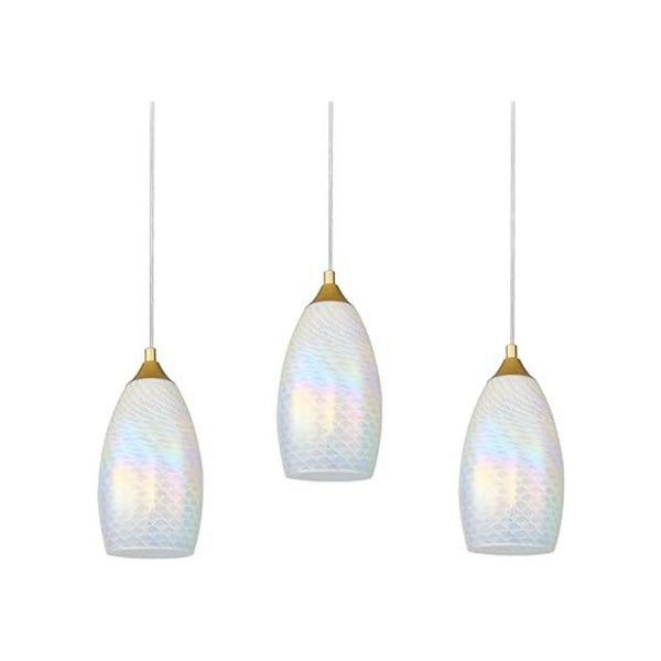3-Pack Mini Glass Pendant Light