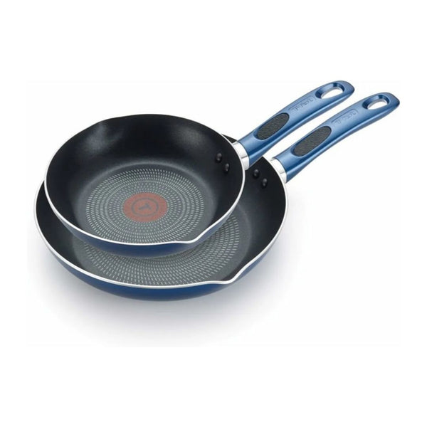 T-fal Excite ProGlide Nonstick Thermo-Spot Heat Indicator Dishwasher Oven Safe 8 Inch and 10.5 Inch Fry Pan Cookware Set