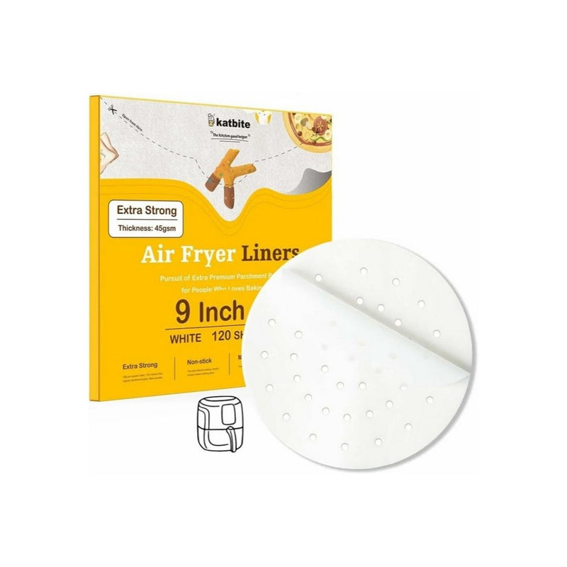 120 Pcs 7.5 Or 9-Inch Air Fryer Parchment Paper Liners