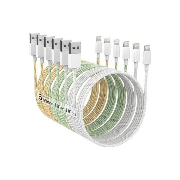 6 Pack iPhone Charger Cords