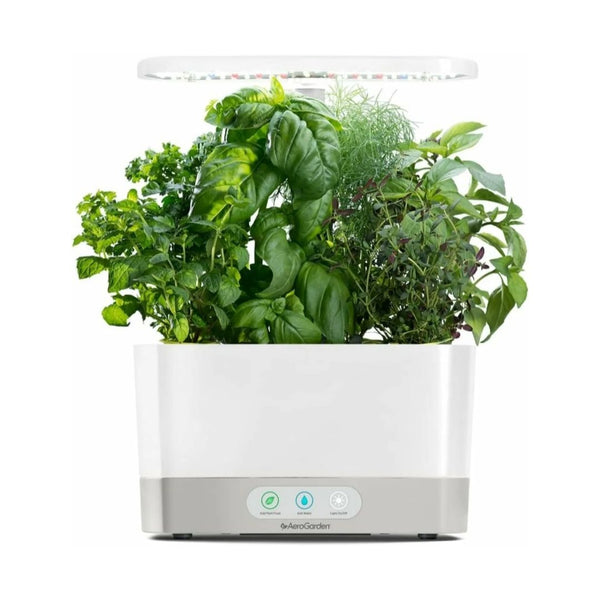 AeroGarden Harvest Hydroponic Indoor Garden with Gourmet Herb Seed Pod Kit