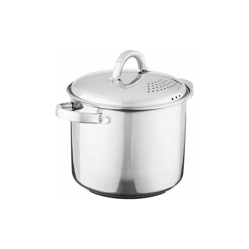 Stainless Steel Cookware 5Quart Pasta Pot w/Steamer & Strainer Lid