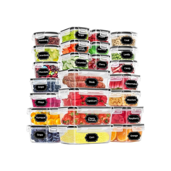 48 Pack Food Storage Containers with Airtight Lids