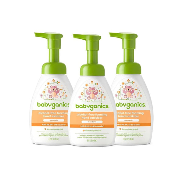 3 Babyganics Foaming Pump Hand Sanitizer