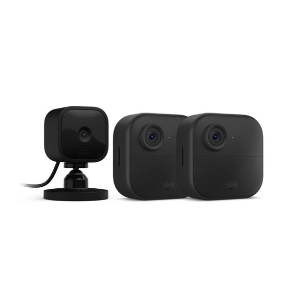 Blink Outdoor 4 (4th Gen) Smart Security Cameras, 2 Camera System + Free Blink Mini