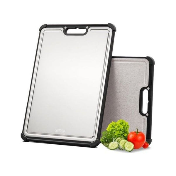 Stainless Steel Double-Sided Cutting Board