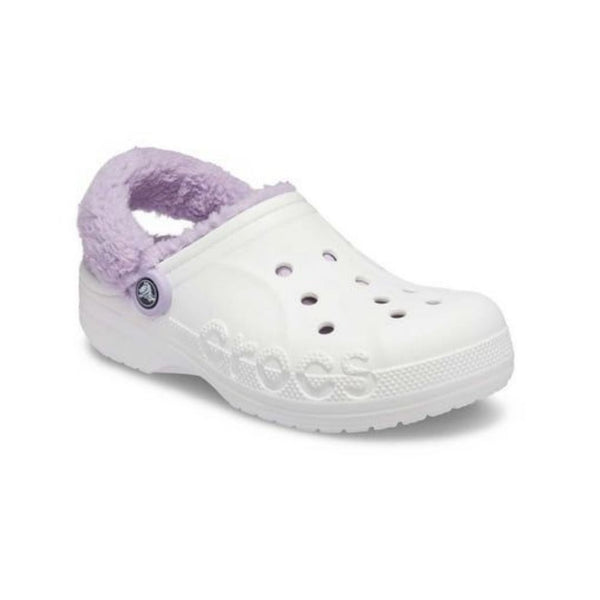 Crocs Unisex-Adult Baya Lined Fuzz Strap Clogs