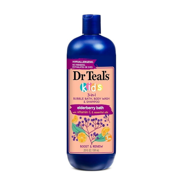 Dr Teal Kids 3 in 1 Elderberry Bath