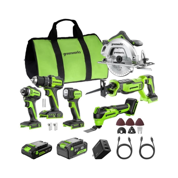 GREENWORKS 24V (6-Tool) Combo