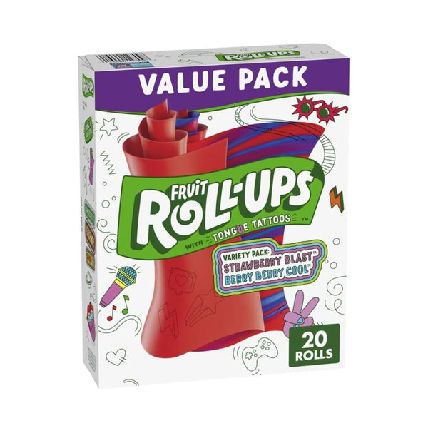 20 Variety Pack Of Fruit Roll-Ups