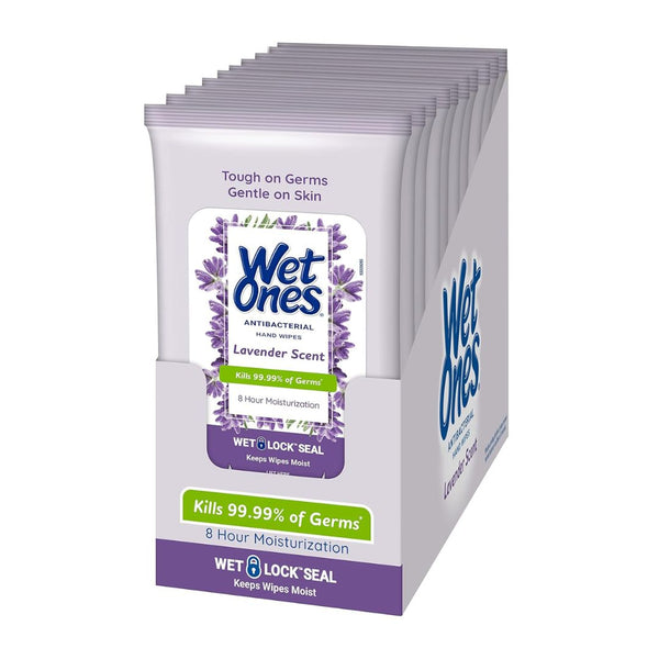 10-Pack 20-Count Wet Ones Antibacterial Hand Wipes