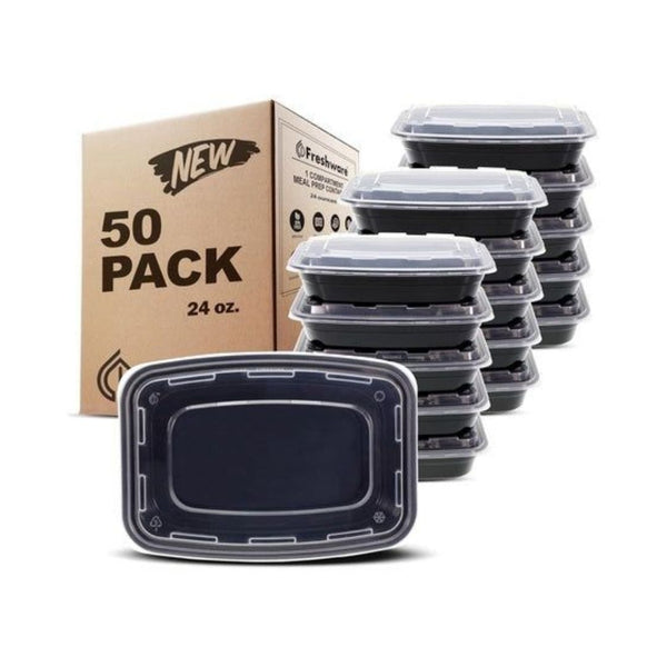 50 Meal Prep Containers with Lids