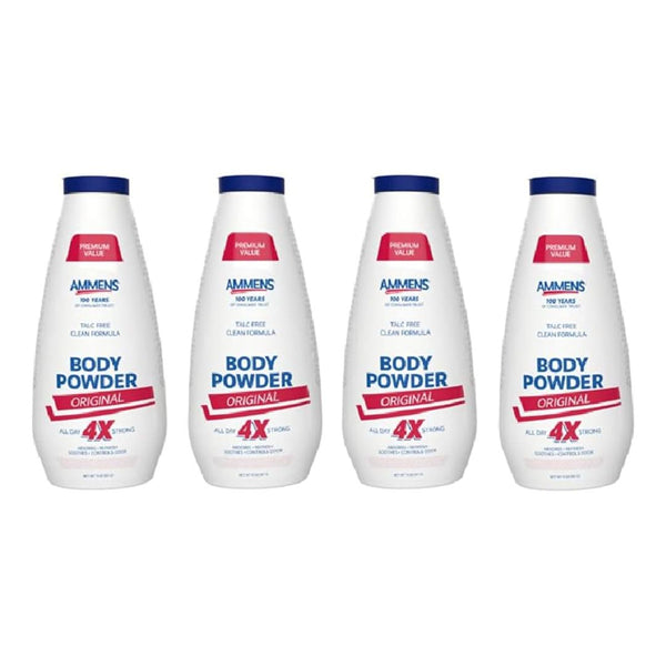 Pack of 4 Ammens Body Powder Original