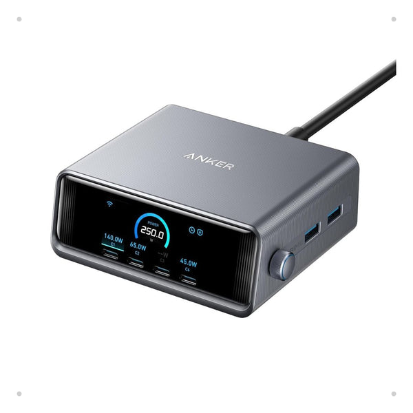 Anker 250W 6-Port GaN Prime Charging Station