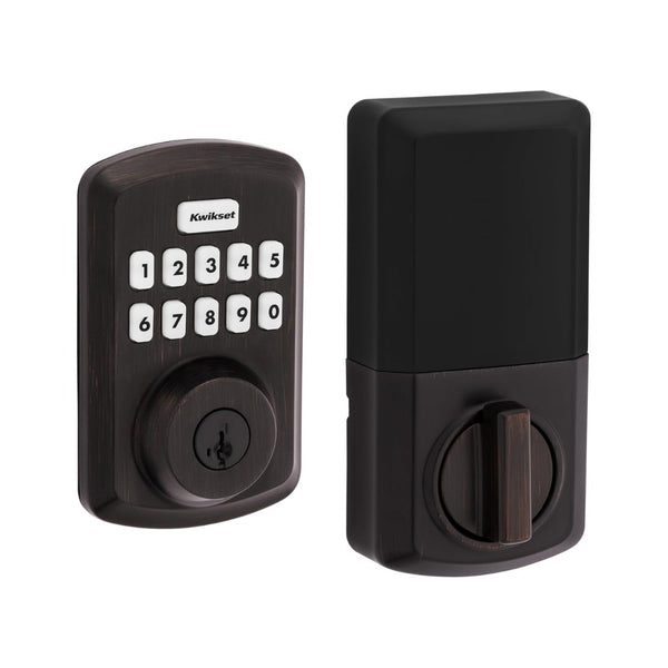 Kwikset 10-Button Keypad Electronic Deadbolt Door Lock