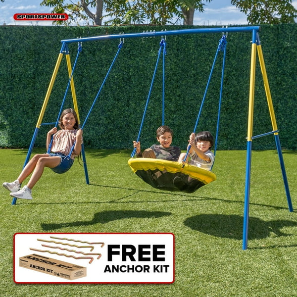 Sportspower Swing and Saucer Swing Metal Set