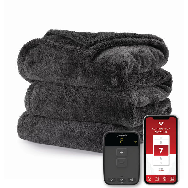 Sunbeam Connected WiFi Heated Electric Blanket