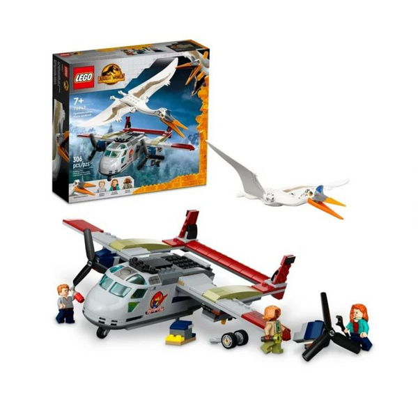 293-Piece LEGO Jurassic World Dominion Quetzalcoatlus Plane Ambush Set